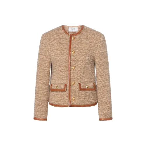 CELINE FW22 Jackets Coats Women's Brown