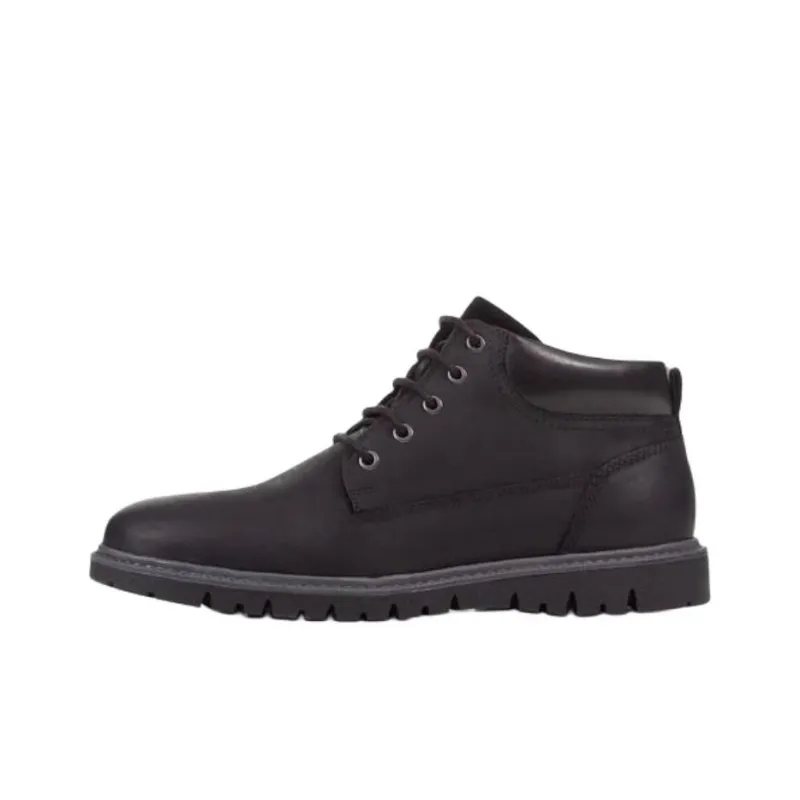 GEOX Ghiacciaio Ankle Boots Men's Black-0