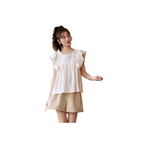 MISHOW Shirts Women's Mousse Apricot