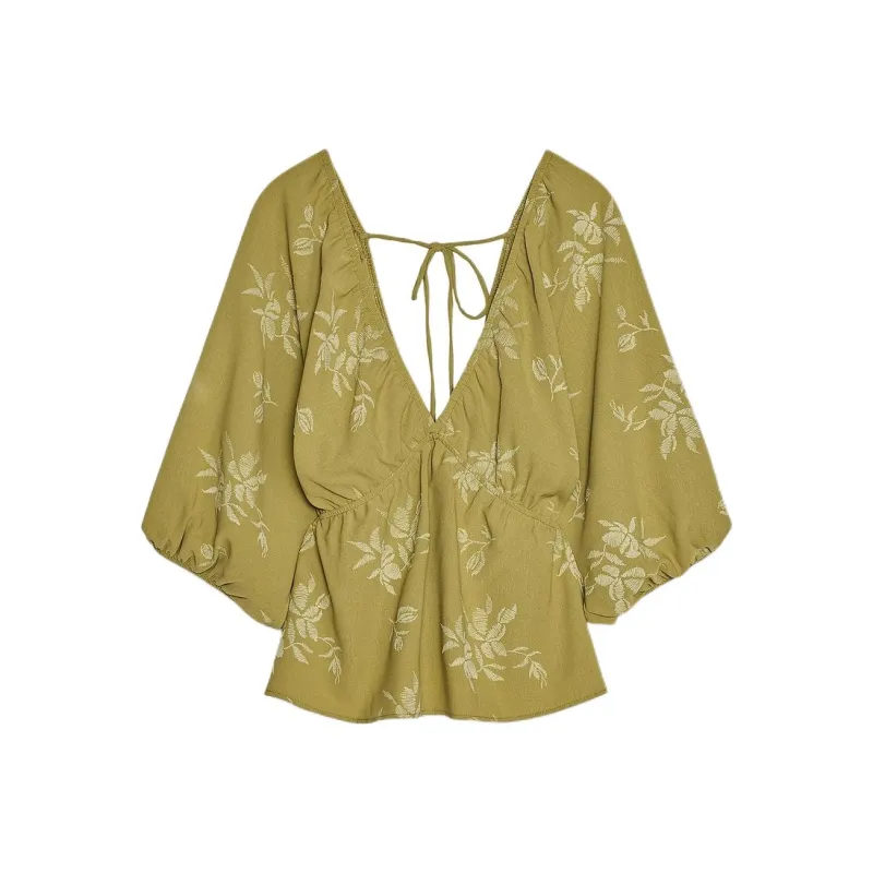 ZARA Shirts Women's Khaki-0