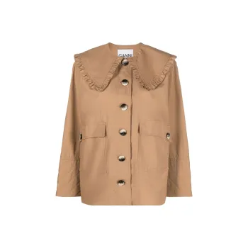 GANNI Jackets Women's Brown