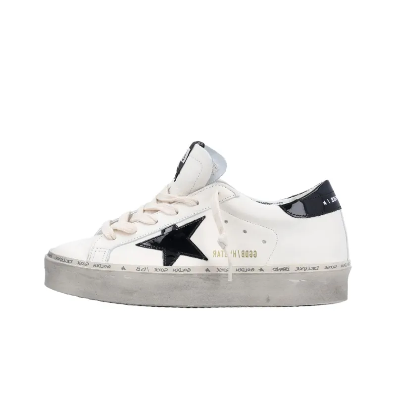 Golden Goose Hi Star Low Top Skateboard Shoes Women's White-0
