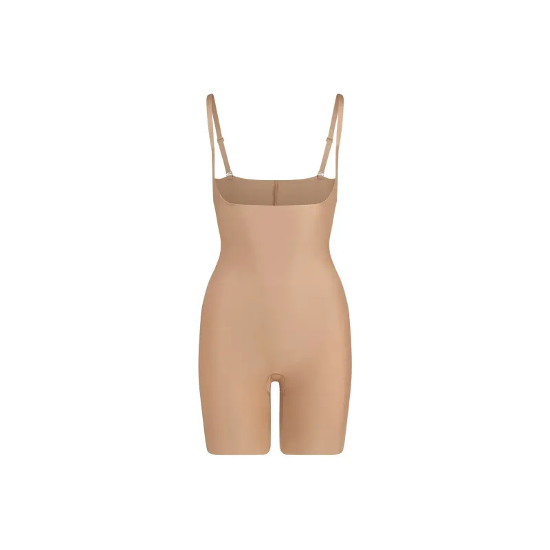 SKIMS BODY CORE SCULPT OPEN BUST MID THIGH BODYSUIT Jumpsuit Women's SIENNA/Ochre-0
