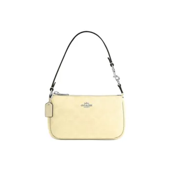 COACH Nolita Artificial Leather Handbag Mini Women's Yellow