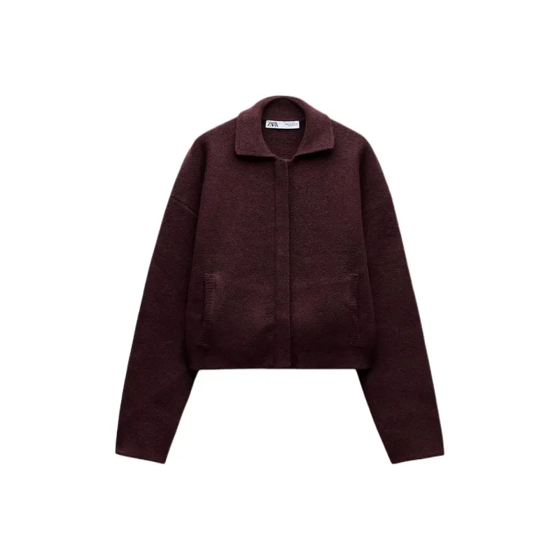ZARA Knitwear Women's Bright Red-0