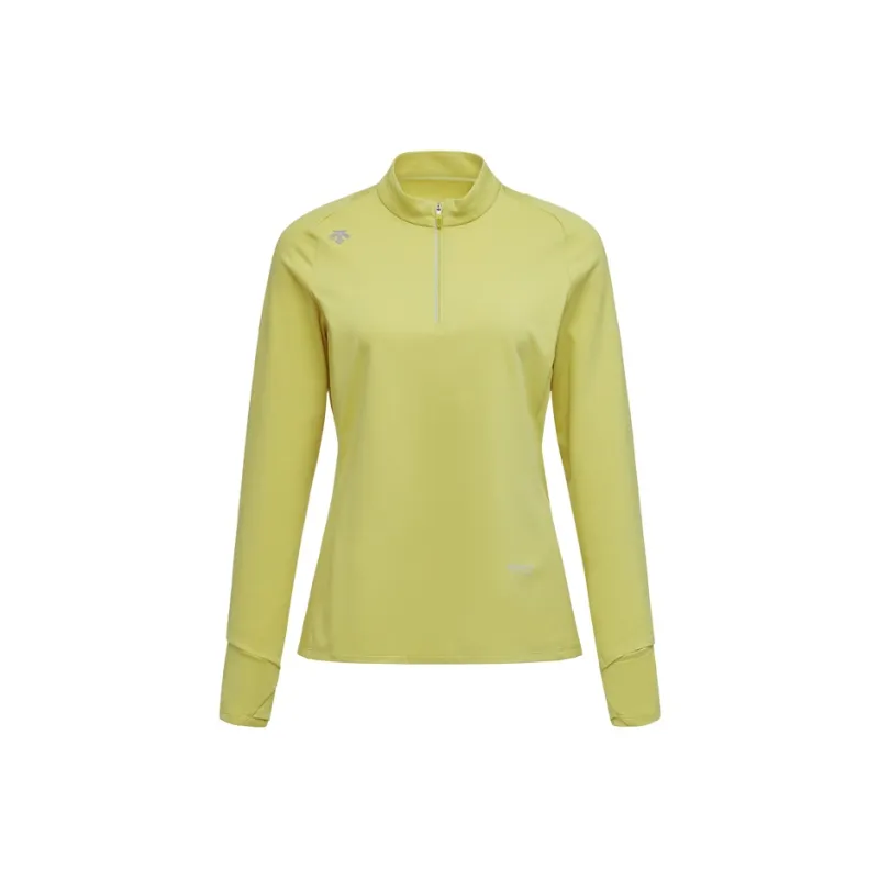 DESCENTE WOMEN'S RUNNING Series Small Stand Collar Long Sleeved T Shirt Women's-6