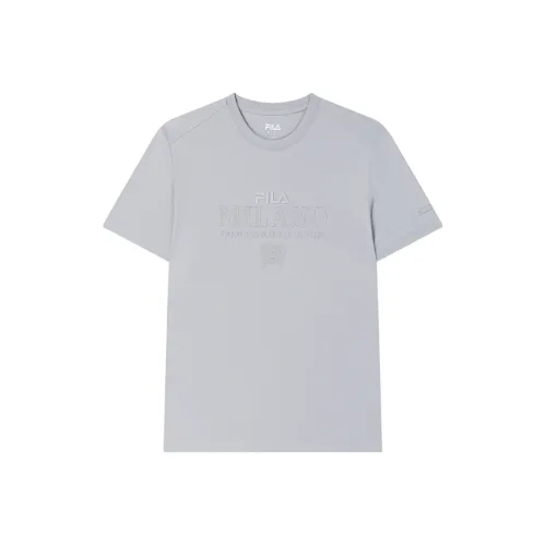 FILA MILANO Collection T Shirt Men's Dark Gray Purple