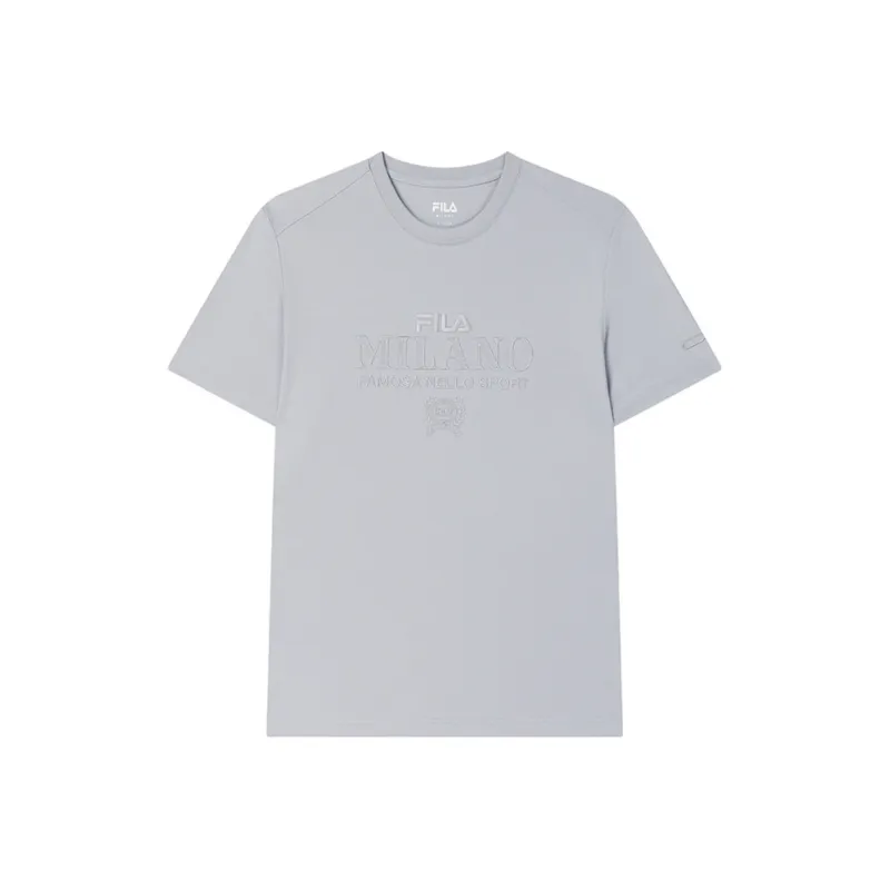 FILA MILANO Collection T Shirt Men's Dark Gray Purple-0