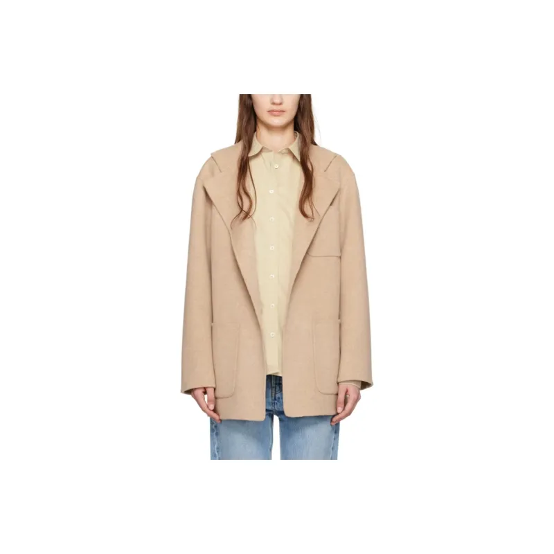 TOTEME Jackets Coats Women's Beige-0