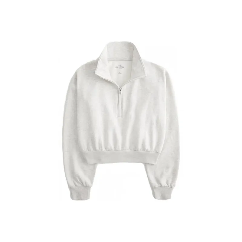 Hollister Sweatshirts Women's Light Gray-0