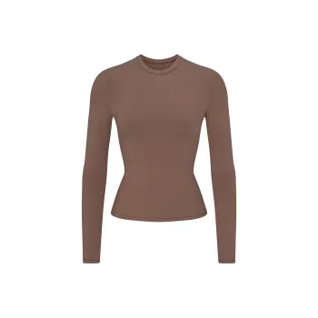 SKIMS Regular T-Shirt Women's TRUFFLE/Truffle Color