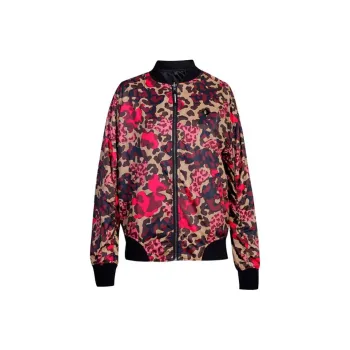 Converse Reversible Oversized MA 1 Bomber Jacket Women's Black