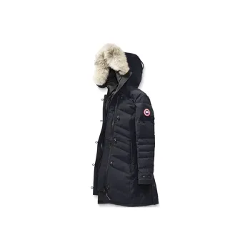 Canada Goose Lorette Series Down Jackets Women's Dark Blue