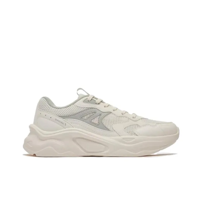 361° Cambria Anti Slip Wear Resistant Low Top Casual Shoes Women's White Green-1