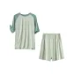 Aqua Green Shorts Clothing Sets