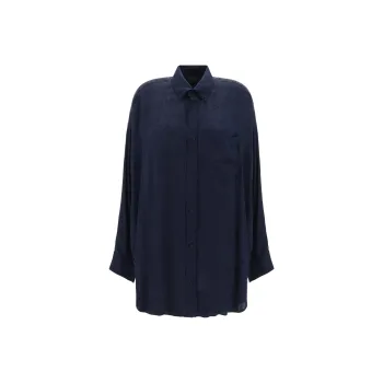 Balenciaga Allover Logo Long Sleeved Shirt