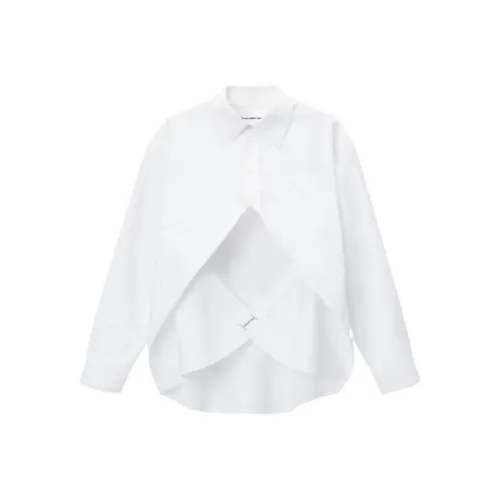 Alexander Wang Split Front Button Up Shirt
