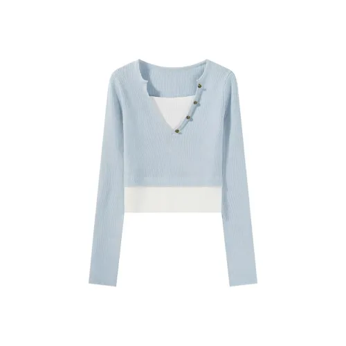 JOSR T-Shirts Women's Blue