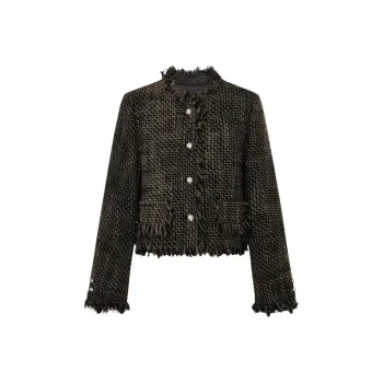 MOCO Jackets Coats Women's Mixed Color Tweed