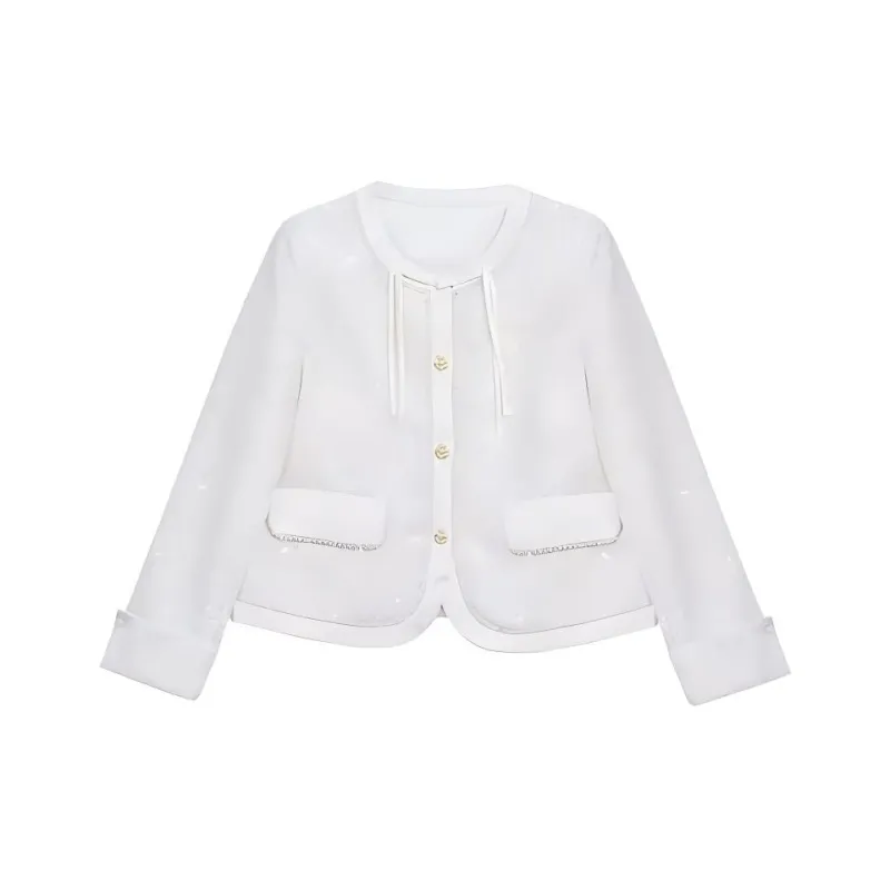 SUMU Jackets Coats Women's White-0