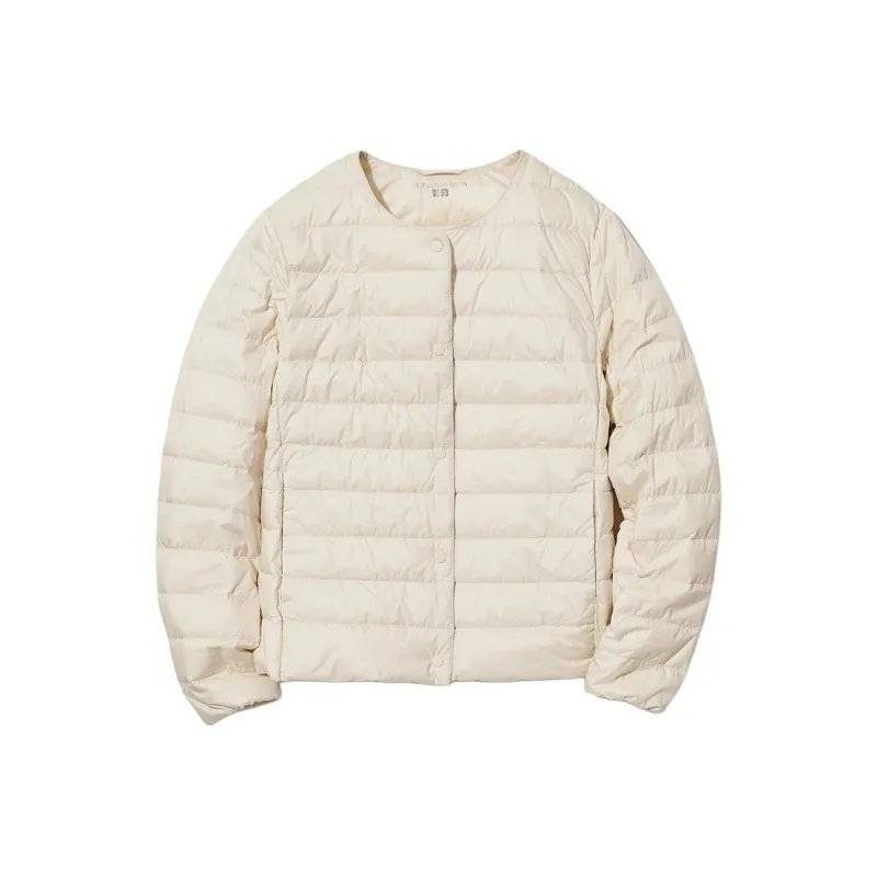 UNIQLO Down Jacket Women's Light Beige-0