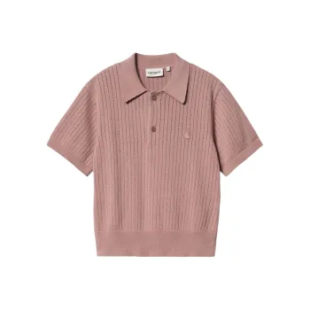 Carhartt WIP FW24 Polo Shirts Women's Dark Purple Red