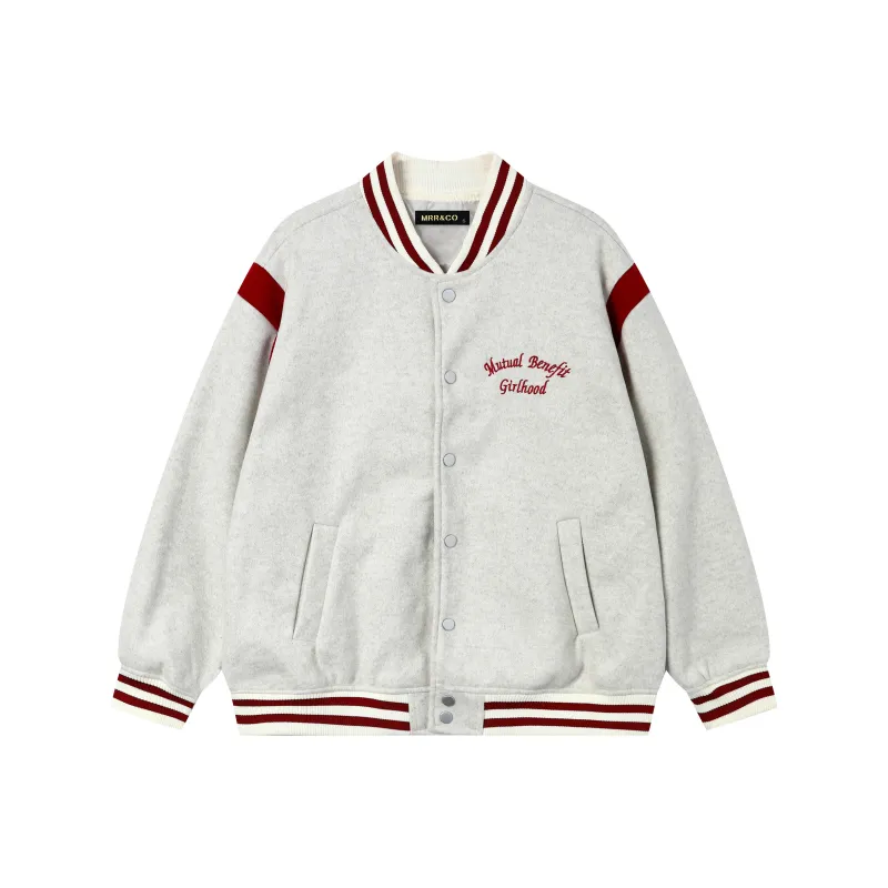 MRR&CO. Jackets & Coats Women's Oats Contrast Burgundy-0