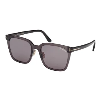 TF Plate Frame Square Sunglasses Unisex Gray