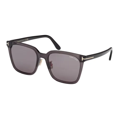 TF Plate Frame Square Sunglasses Unisex Gray