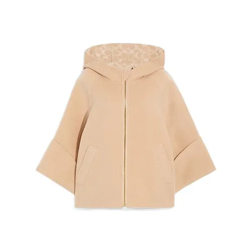COACH Jackets Women's Beige