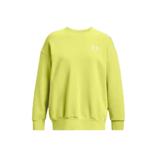 Under Armour Essential Sweatshirt Women's Lime Yellow Green