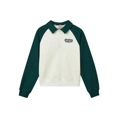 Skechers Funny Monster Sweatshirts Women's Seaweed Army Green/02ZG