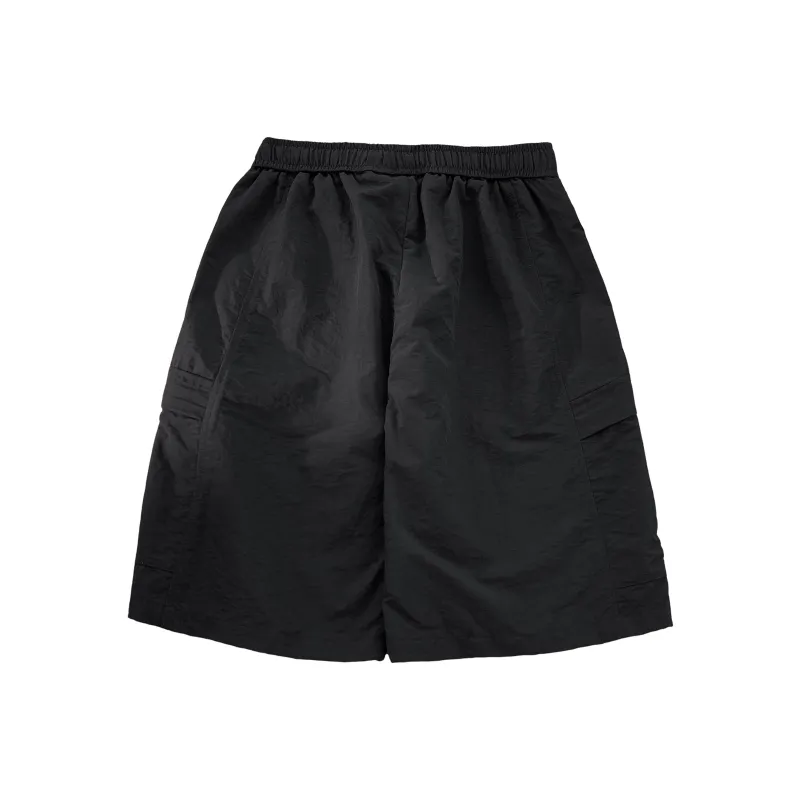 GROW DATE Cargo Shorts Unisex Black-1