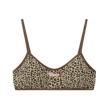 CHUU Tank Top Women's Leopard Print Coffee