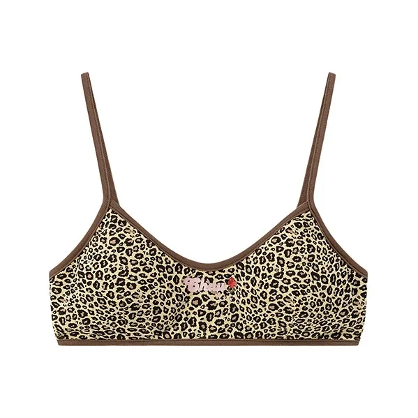 CHUU Tank Top Women's Leopard Print Coffee-0