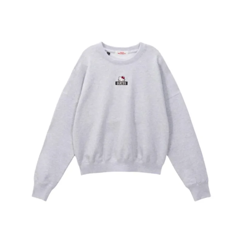 Hello Kitty X GUESS Hello Kitty Co-brand T-Shirts Women's Gray-0