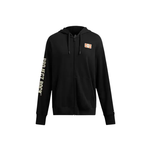 Under Armour ProjectRock Heavyweight Hard At Work Jackets Coats Women's Black