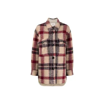 ISABEL MARANT ETOILE Harveli Checked Button-fastening Coat
