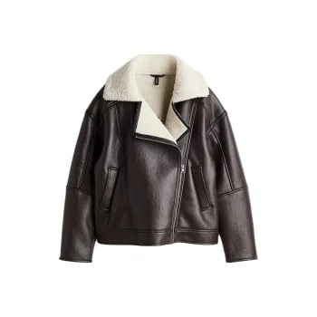 H&M Jackets Coats Women's Dark Brown
