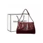 Burgundy+Shopping Bag