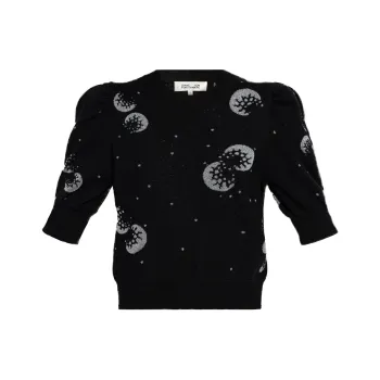 DVF Diane Von Furstenberg Puff Sleeved Jumper