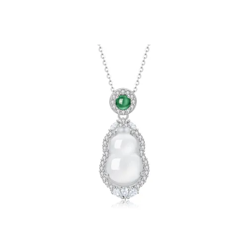 Lao Feng Xiang Natural Chalcedony Necklaces Women's