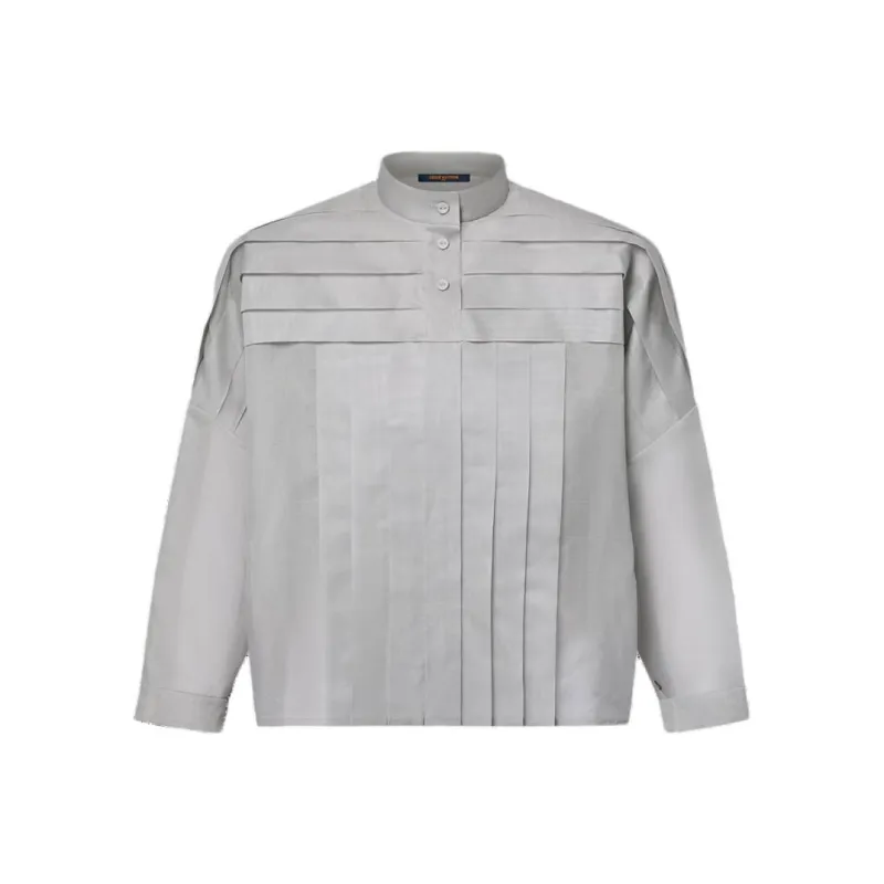LOUIS VUITTON Utility Strip Silk Shirt-0