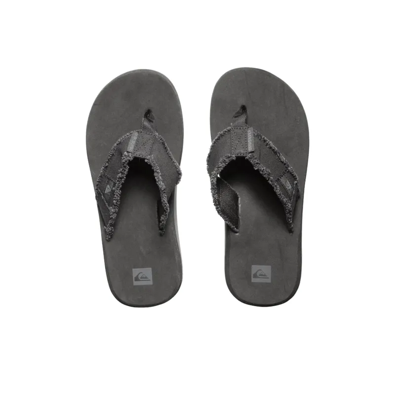 Quiksilver Abrasion Resistant Flip Flops Men's Black-2