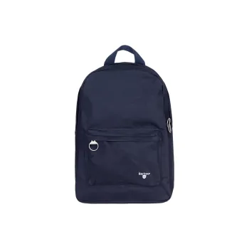 BARBOUR 100% Cotton Backpack Unisex Marine Blue