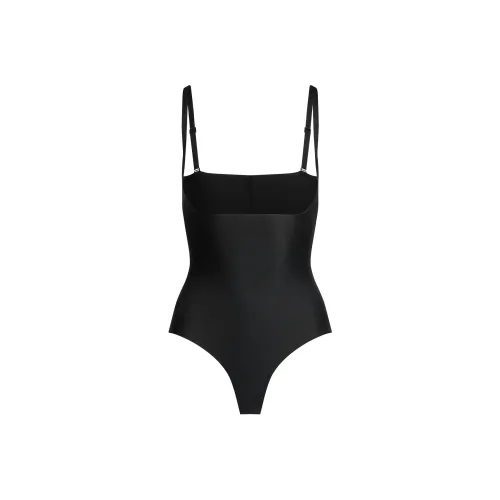 SKIMS BODY CORE SCULPT OPEN BUST THONG BODYSUIT Jumpsuit Women's ONYX/Onyx