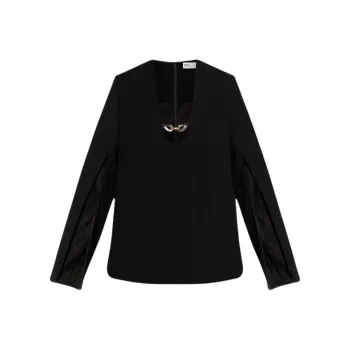 TORY BURCH Long Sleeved Slit Top
