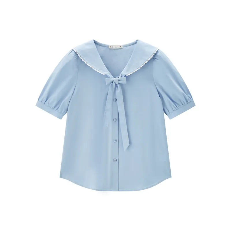 UNIQLO Shirts Women's 14 Sky Blue-0