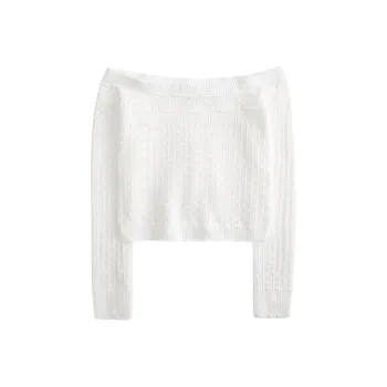 Hollister Sweater Women's White