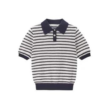 UNIQLO Knitwear Women's Royal Blue Lurex With White Stripes